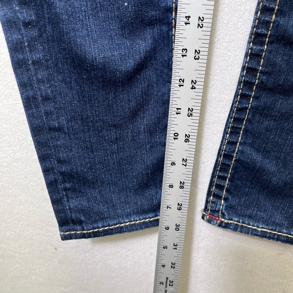 True Religion Workd Tour Skinny Jeans Womens 28 Denim Stretch Blue Cute 2251 - Picture 5 of 9